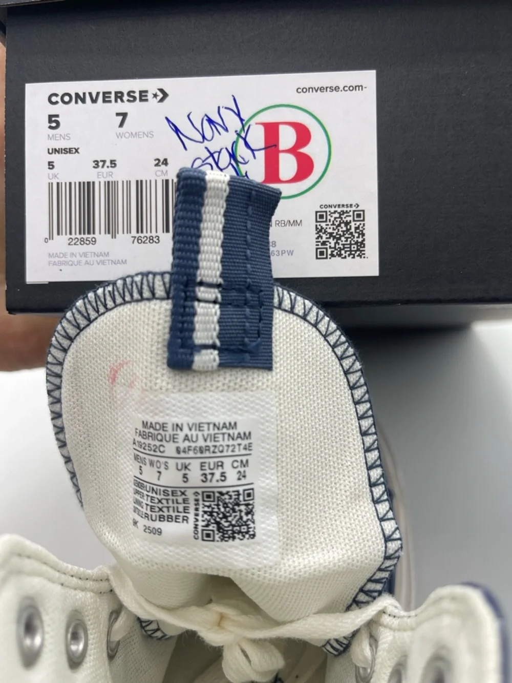 Converse WMNS Chuck Taylor All Star High Top Platform Sneakers Size 7 419252C - Picture 10 of 16